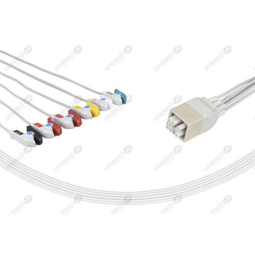 医用心电图电缆 - AP6-90P - Unimed Medical Supplies - 6线 / 通用电气医疗 / 铭睿