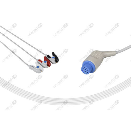 医用心电图电缆 - 2395P - Unimed Medical Supplies - 四线式 / 重复使用型