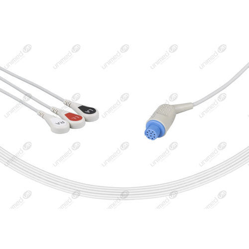医用心电图电缆 - 2395S - Unimed Medical Supplies - 四线式 / 重复使用型