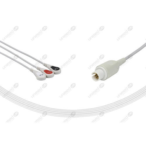 医用心电图电缆 - 2305S - Unimed Medical Supplies - 四线式 / 莫塔拉 / 重复使用型