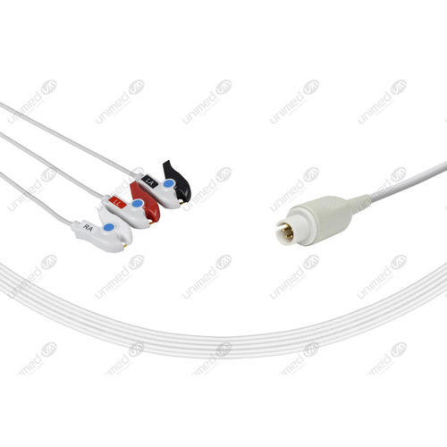 医用心电图电缆 - 2305P - Unimed Medical Supplies - 四线式 / 莫塔拉 / 重复使用型