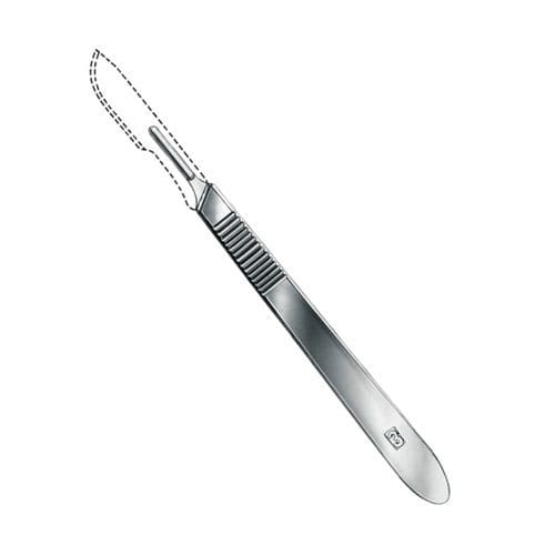 金属把手手术刀 - M- 002 - Medicta Instruments - 可替换刀片 / 安全