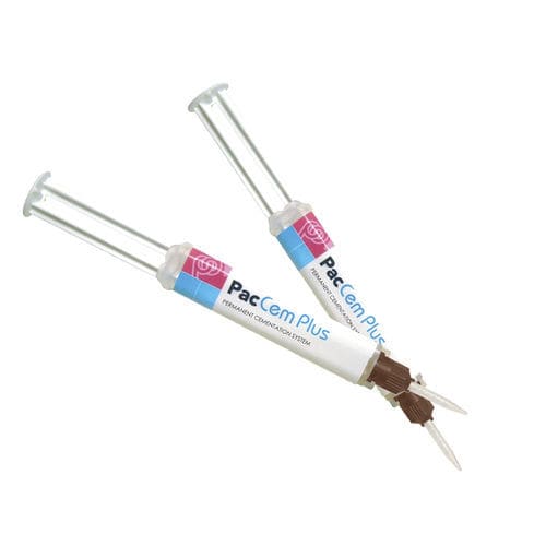 牙嵌牙齿胶粘剂 - PacCem Plus™ - Pac-Dent - 用于牙齿填补物 / 正畸牙环 / 义齿