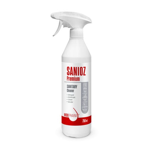 地板和表面抗菌剂 - SANIOZ PREMIUM - MidoPharm - 液体 / 750毫升 / 酸基