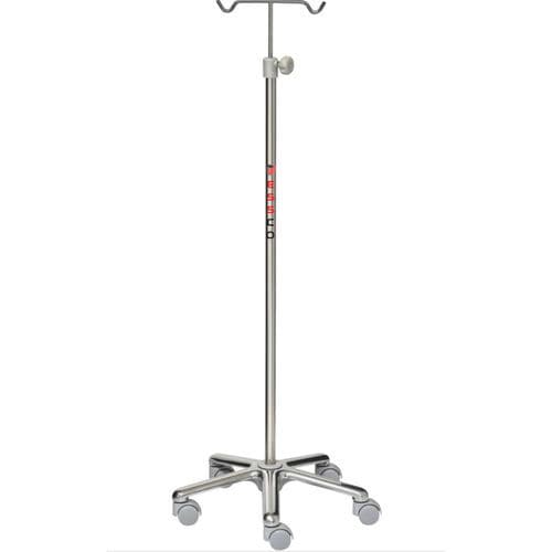 带滑轮输液架 - 821 - ESSCO - 2 个钩子 / 不锈钢