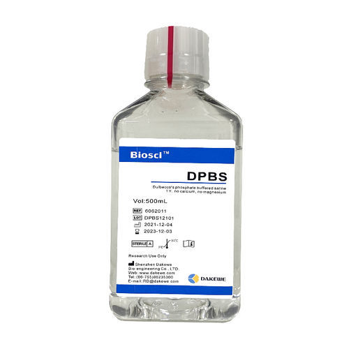 DPBS试剂 - Dakewe (Shenzhen) Medical Equipment Co., Ltd. - 缓冲溶液 / 用于细胞培养 / 液体