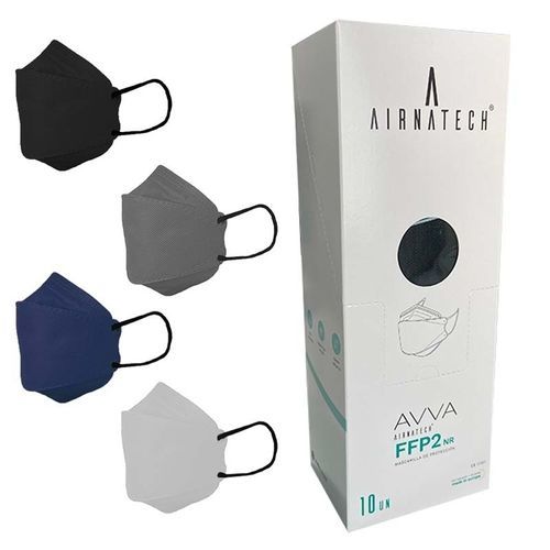 FFP2防护口罩 - Airnatech AVVA - Valentia Medical - 半面罩 / 10个每盒 / 白色