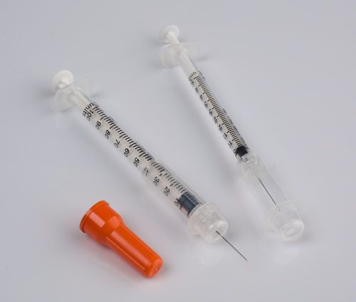 胰岛素注射器 - ISS1-03	 - KB Medical Group - 1毫升 / 0.5毫升 / 带可更换针头