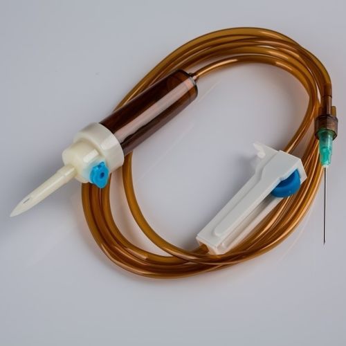 聚氯乙烯输液器 - IVS01 - KB Medical Group - 带光线电防护 / 配有不含乳胶的部件
