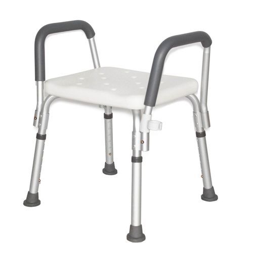 带扶手淋浴椅 - Shanghai Haozheng Metal Products - 可调高度 / 塑料