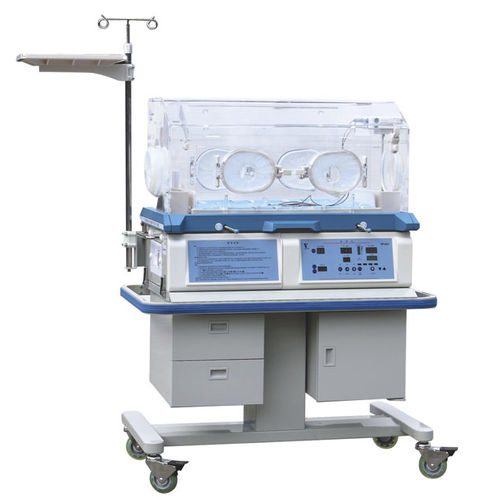 转运保育箱 - XBI-300A - Xindray Medical - 带滑轮 / 带6个操作窗口