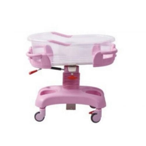 带滑轮医用婴儿床 - XF603 - Foshan Xufeng Medical Technology Co., Ltd. - 高度固定 / 透明