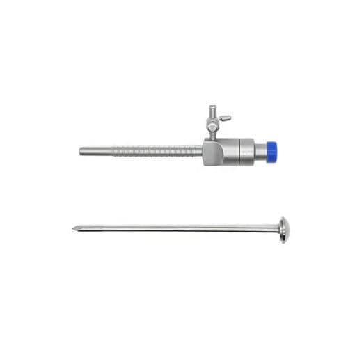 腹腔镜套管针 - PS-J-085 - Peak Surgicals - 刀片 / 带注入阀 / 带有套筒