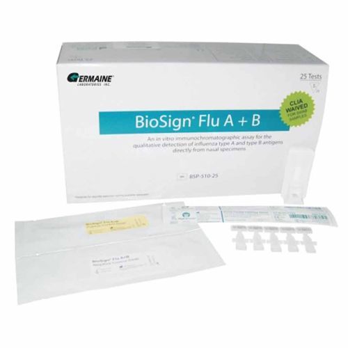 流感快速诊断检测 - BioSign® - Germaine Laboratories - 甲型流感 / 乙型流感 / 鼻部