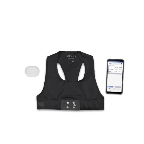 可穿戴设备生命体征监护仪 - HOWDY SENIOR - Comftech - ECG / 心跳频率 / 呼吸频率