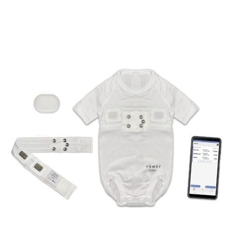 可穿戴设备生命体征监护仪 - HOWDY - Comftech - ECG / 心跳频率 / 呼吸频率