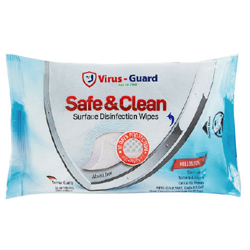 地板和表面清洁湿巾 - Safe and Clean - Virus Guard Dezenfektan Sti Ltd - 20个