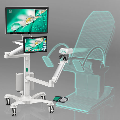 视频阴道镜 - WILD Colpo 3D - imed medical - 妇科检查椅安装