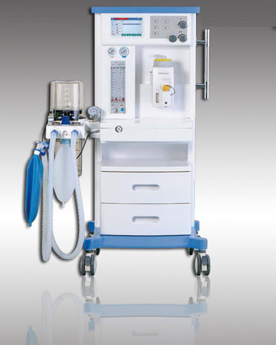 儿科麻醉站 - S6100D - HYZMED Medical - 推车式 / 麻醉气体清除系统 / 带电动气体混合器