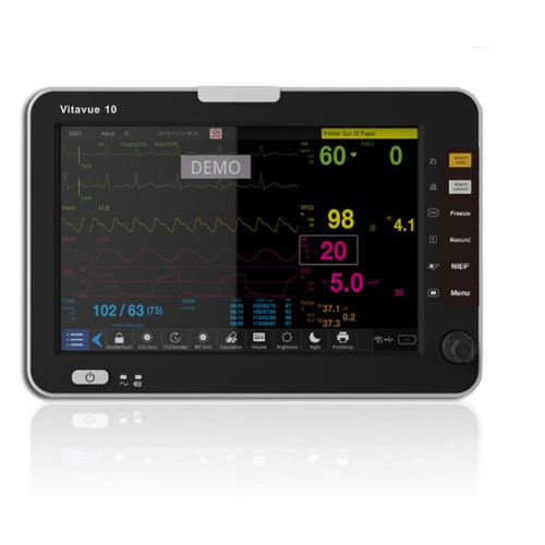 紧凑型多参数监护仪 - VITAVUE series - HYZMED Medical - ECG / SpO2 / PNI