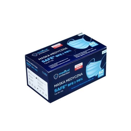 棉质防护口罩 - SAFE® Type IIR ES  - Medical Protection - 聚酯 / 带过滤器 / 半面罩