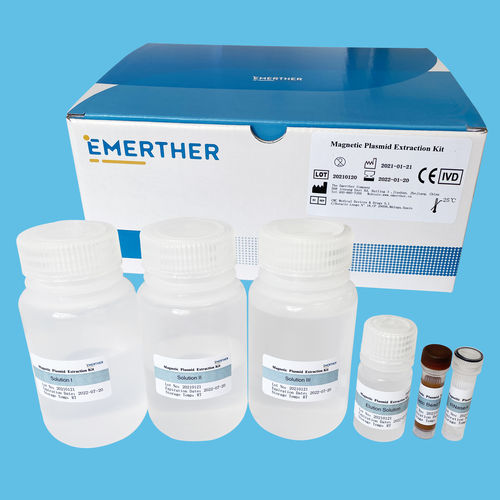 基于磁珠试剂套装 - EmerTher® Plasmid DNA Purification Kit - The EmerTher Company - DNA提取 / 用于DNA排列 / 细菌