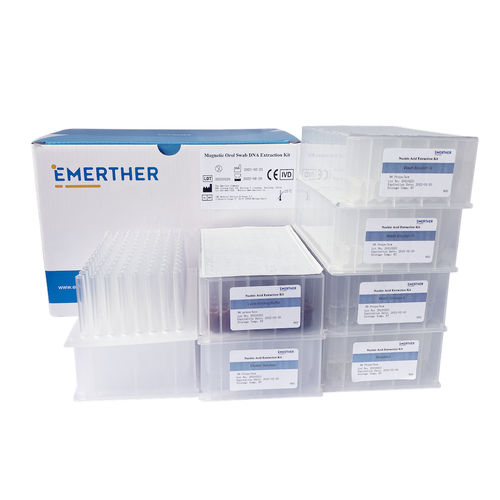 基于磁珠试剂套装 - 96D - The EmerTher Company - DNA提取 / 用于唾液样本 / 口腔咽拭子