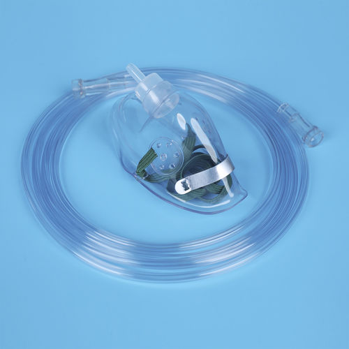 PVC氧气罩 - OM series - Haiyan Kangyuan Medical Instrument - 透明 / 可调节