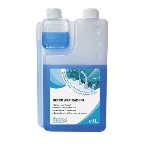 牙科抽吸系统清洁剂 - Detro Aspiradent - Detro Healthcare - 泡沫式 / 水基 / 1000毫升