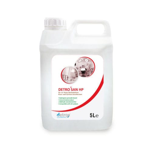 地板和表面抗菌剂 - Detro San HP - Detro Healthcare - 液体 / 5000毫升 / 酸基