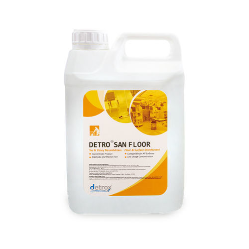 地板和表面抗菌剂 - Detro San  - Detro Healthcare - 液体 / 1000毫升 / 5000毫升