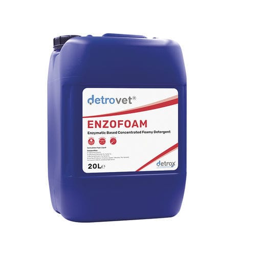 地板和表面抗菌剂 - Detrovet Enzofoam - Detro Healthcare - 泡沫 / 5000毫升 / 1000毫升