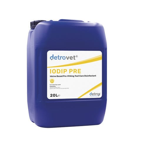 地板和表面抗菌剂 - Detrovet Iodip Pre - Detro Healthcare - 泡沫 / 5000毫升 / 1000毫升