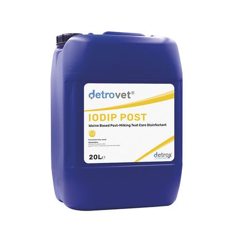 地板和表面抗菌剂 - Detrovet Iodip Post - Detro Healthcare - 液体 / 5000毫升 / 1000毫升