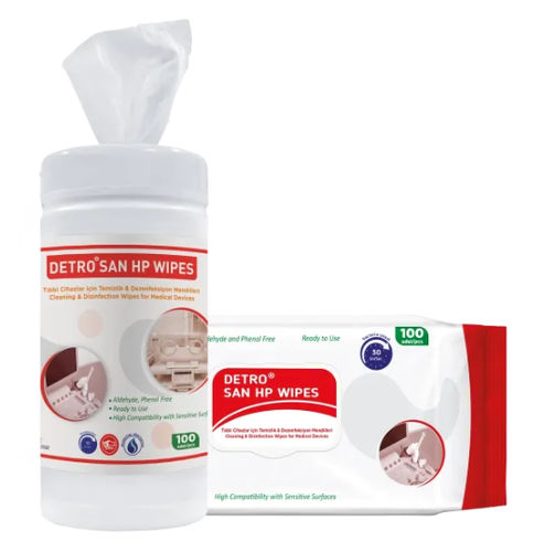 医疗器械清洁湿巾 - Detro San HP - Detro Healthcare - 100个