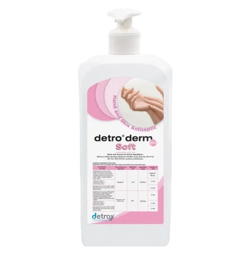 80%消毒洗手液 - Detro Derm Soft - Detro Healthcare - 500毫升 / 1000mL / 5000mL