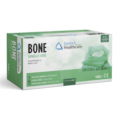 圆医用帽 - Delta A Healthcare - 聚丙烯 / 棉棉质 / 一次性
