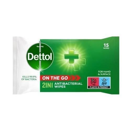 手部卫生清洁湿巾 - On The Go - Dettol - 15个