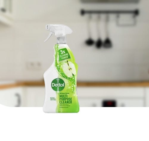 液体清洁剂 - Green Apple  - Dettol - 750毫升 / 过氧化氢 / 酒精