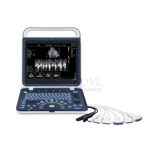 兽医超声波检查仪 / 便携式 - DopScan 6060V - Shinova Medical Co., Ltd - 多功能 / 彩色多普勒