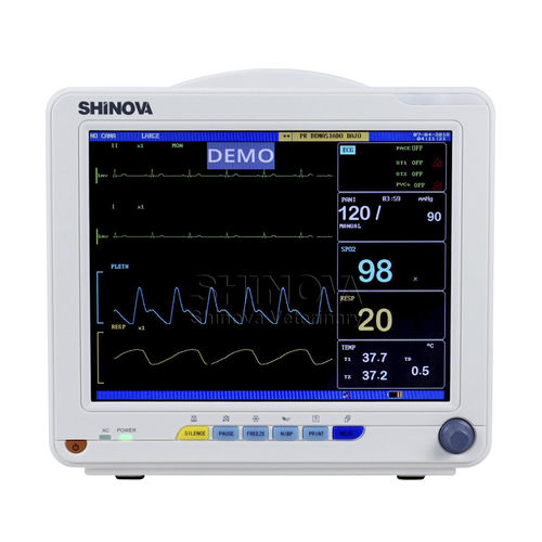 紧凑型多参数监护仪 - Moni 6DV - Shinova Medical Co., Ltd - ECG / RESP / TEMP