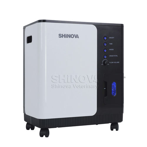 兽用氧气浓缩器 - Y007-5 - Shinova Medical Co., Ltd - 带滑轮