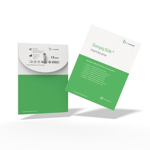 牙科手术组织基质 - SimplySilk® Barrier Plus - Bioceramed - 异种移植 / 可吸收
