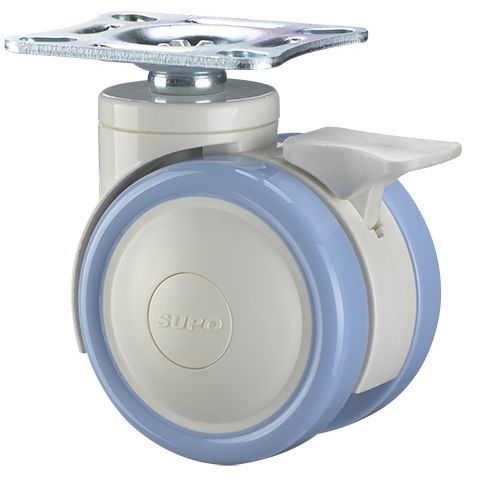医疗器械轮脚 - 1M-WP21-01D-125-272 - Zhongshan Xiangrong Caster Manufacturing Co.,Ltd - 聚氨酯