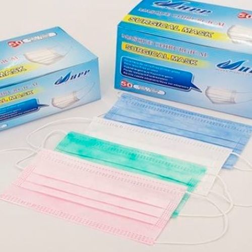 成人手术口罩 - MSK01 - Health Production Products - 50个每盒 / 蓝色 / 白色