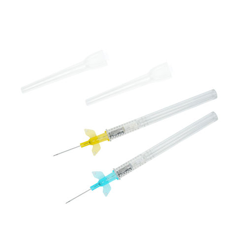 静脉注射针头 - Nanchang Kindly Meditech - 安全 / 带叶片 / 18G