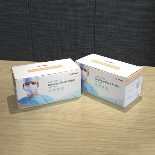 IIR型手术口罩 - HMX-MA05 - Shenzhen Homed Medical Technology Limited - 成人 / 50个每盒 / 蓝色