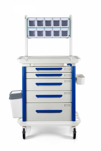 麻醉推车 - ACBW-110 - Avrasyamed Medikal Limited Company - 药品 / 塑料 / 5 屉式