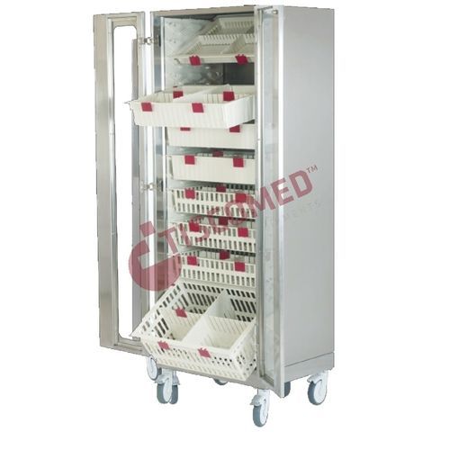 药品橱 - TDRU 2400 - Tiscomed - 用于医院 / 带篮子 / 模块化