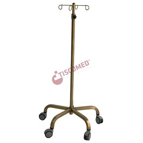 带滑轮输液架 - TIVS 3870 - Tiscomed - 4 个钩子